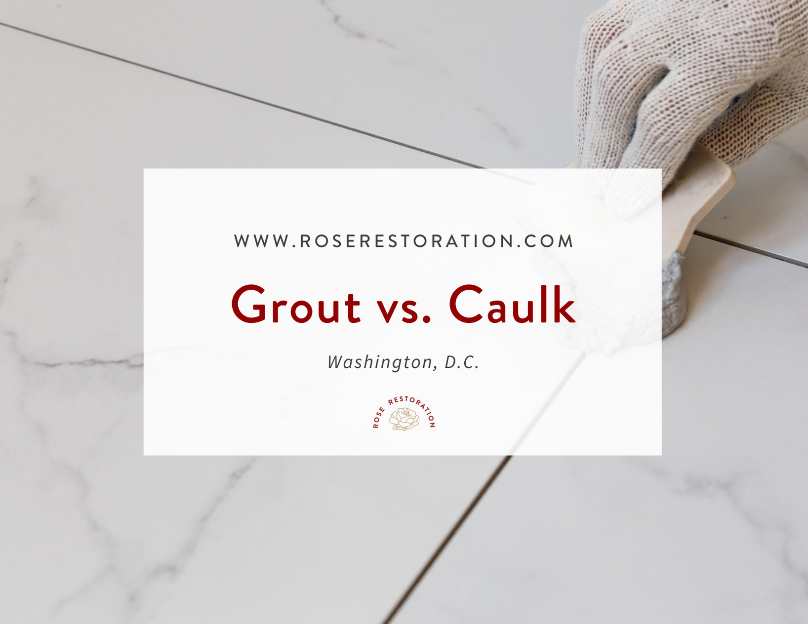 Grout vs. Caulk