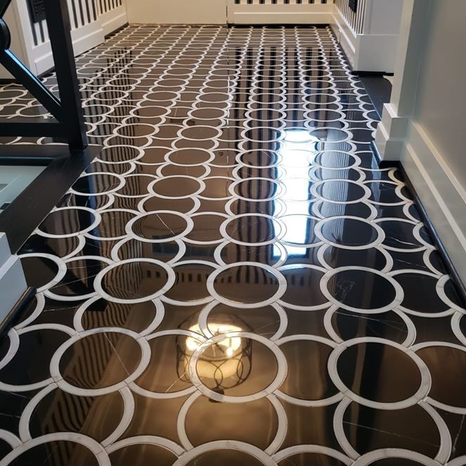 Black-white-marble-foyer-sq — Rose Restoration