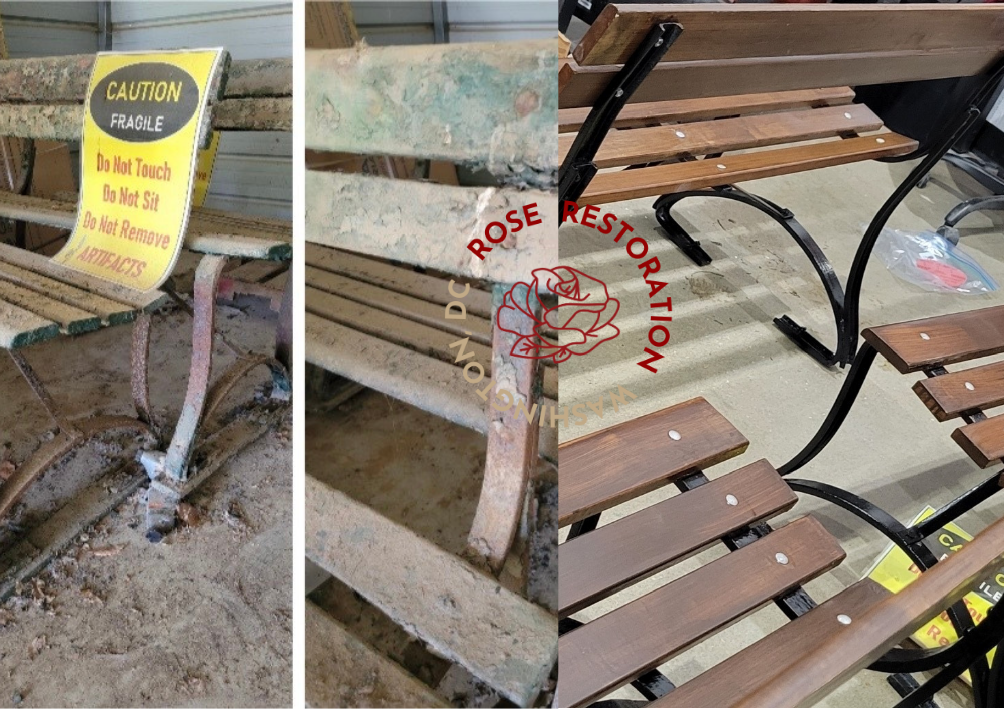 Black Marble Polished Table Before and After (8) — Rose Restoration