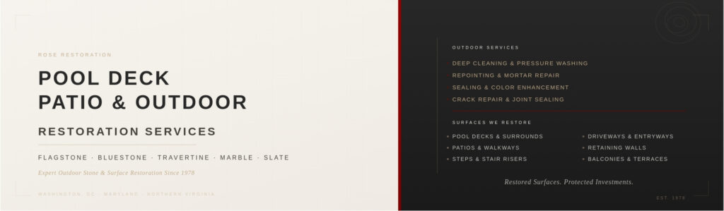 Pool Deck Patio & Outdoor Header