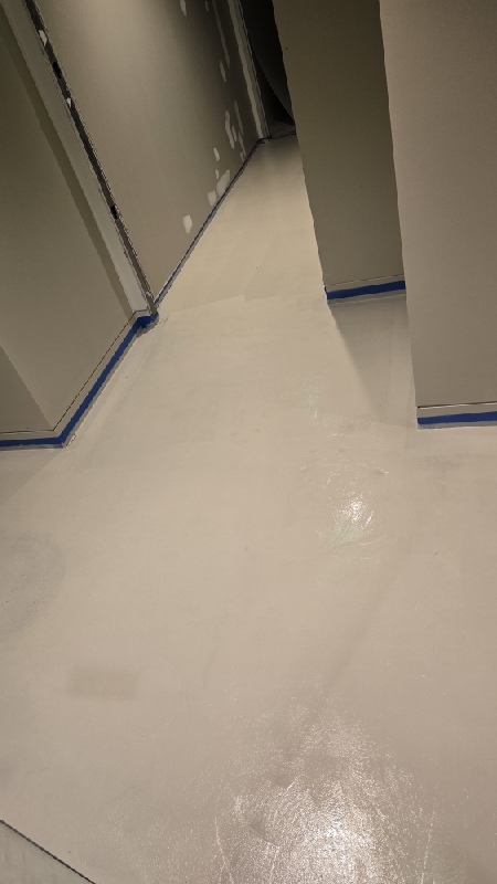 Hecker Fink epoxy hallway