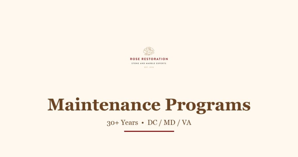 Post-Renovation Stone Care Guide — Rose Restoration