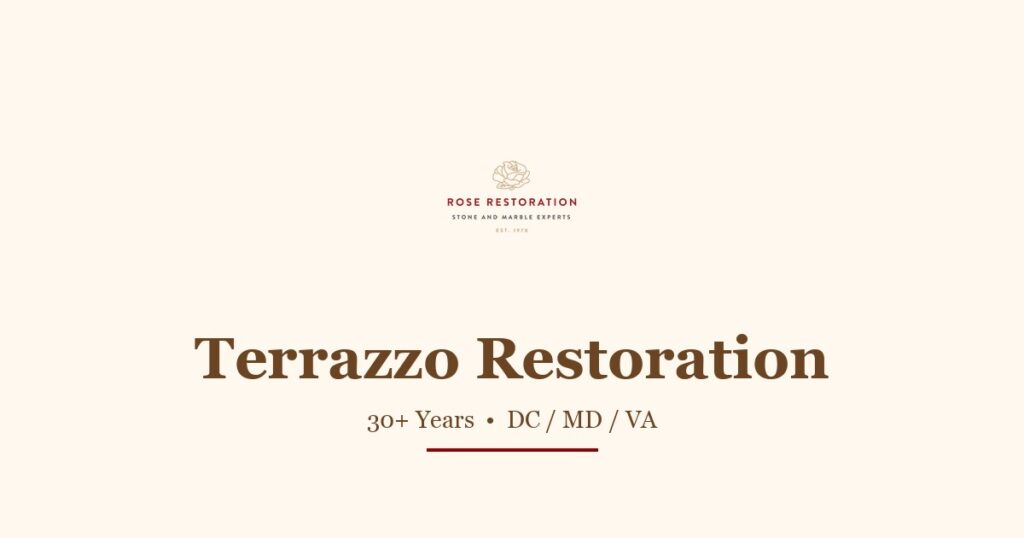 Terrazzo Restoration for Schools and Education Facilities — Rose Restoration