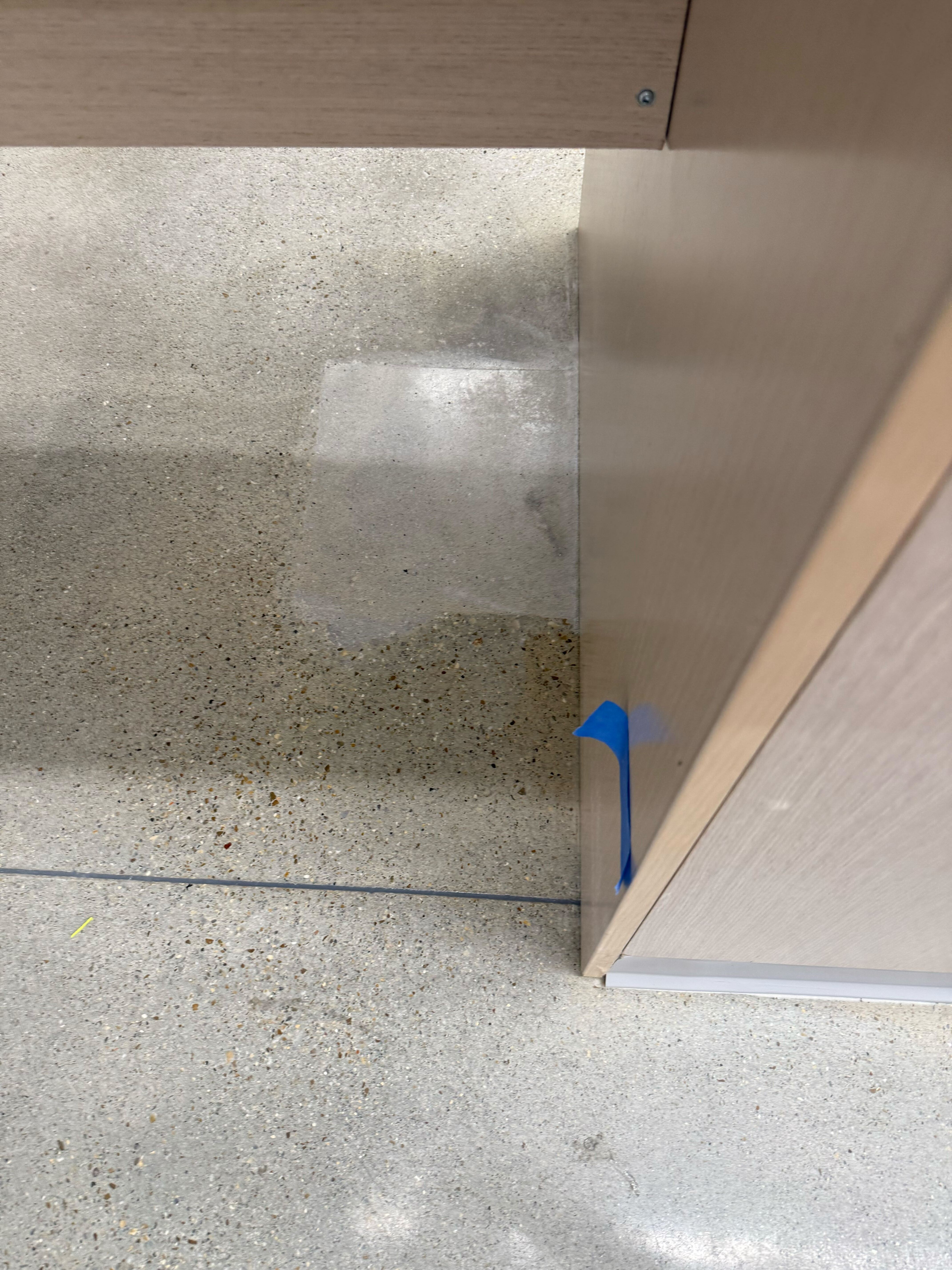Restored terrazzo floor with polished finish by Rose Restoration