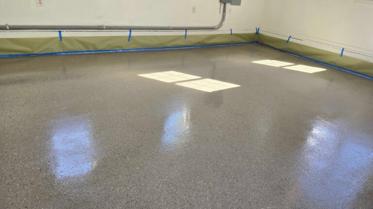 Polished concrete floor, Rose Restoration project