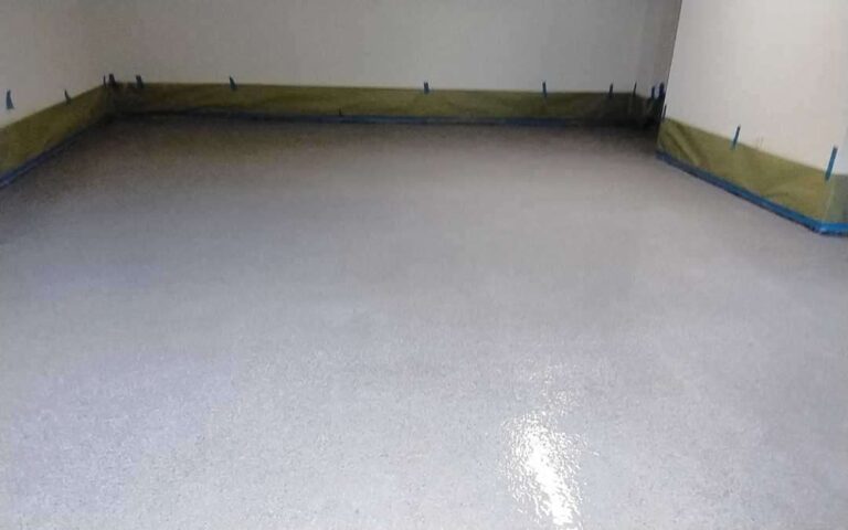 Polished concrete floor, Rose Restoration project