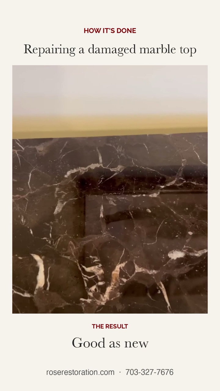 Marble Countertop Repair: Rebuilding a Corner Broken in Delivery
