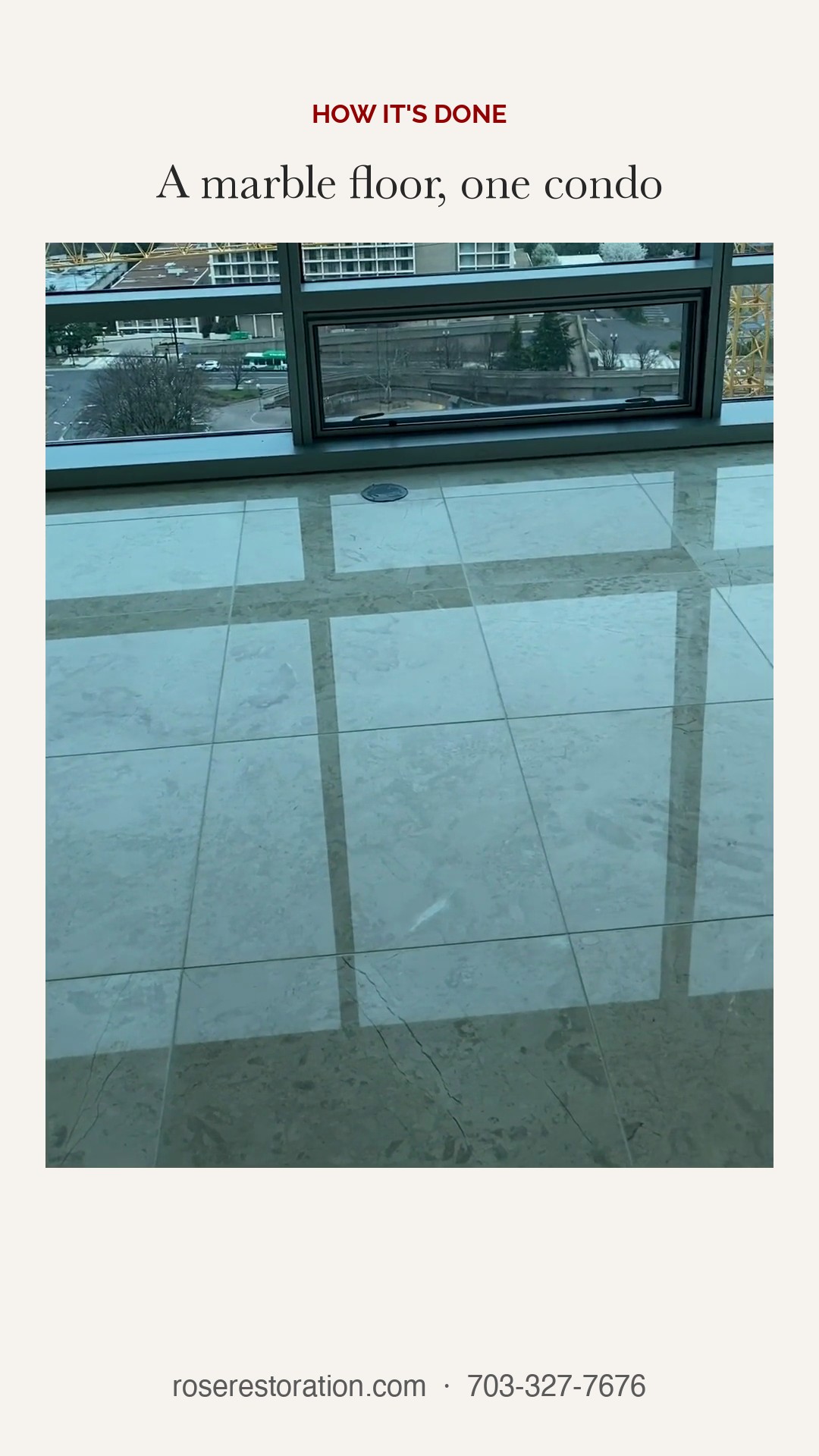 A Marble Floor in One Condo