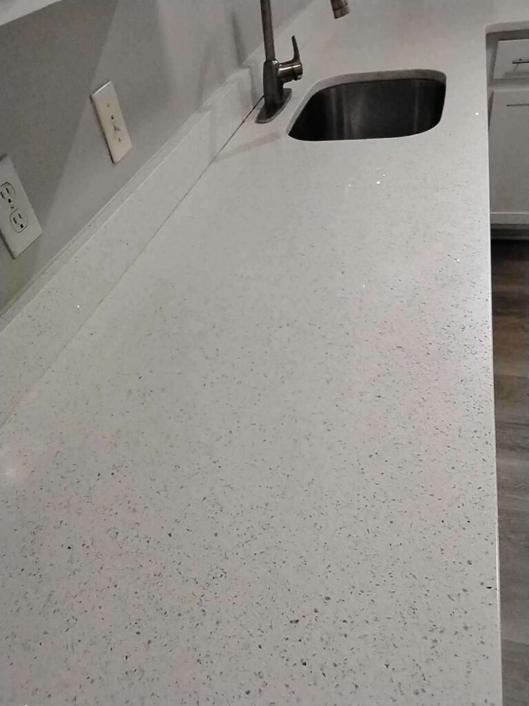 Stone countertop with undermount sink, Rose Restoration project