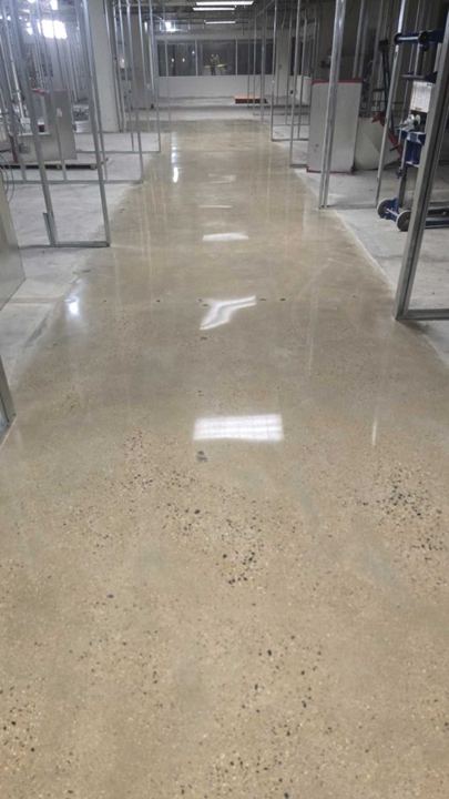 Concrete work at an office building in Arlington, VA, work by Rose Restoration