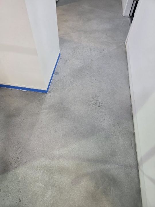 Concrete work at a commercial building in Arlington, VA, work by Rose Restoration