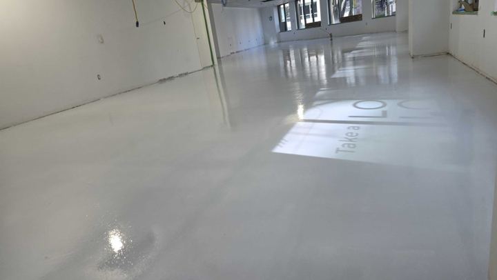 Concrete work at a commercial building in Bethesda, MD, work by Rose Restoration