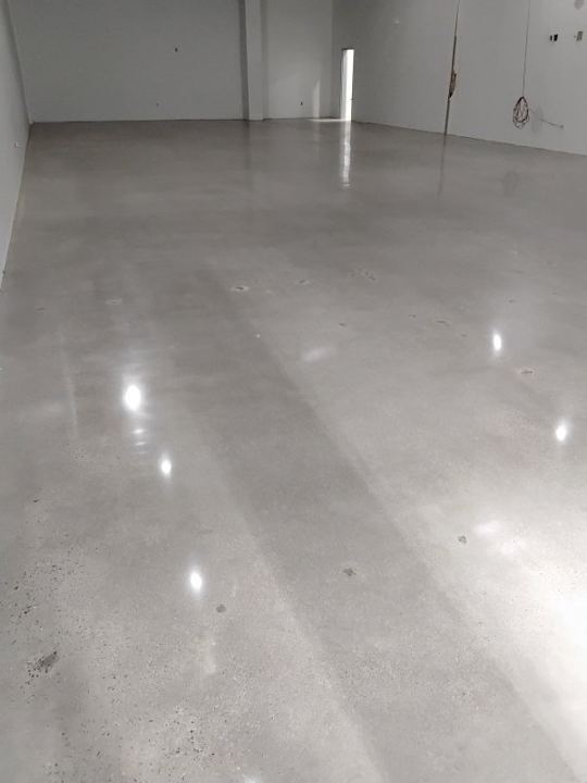 Concrete work at a commercial building in Chantilly, VA, work by Rose Restoration