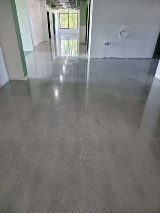 Concrete work at a commercial building in New Carrollton, MD, work by Rose Restoration