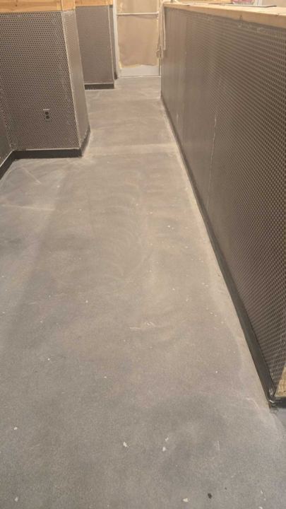 Concrete work at a commercial building in Rockville, MD, work by Rose Restoration
