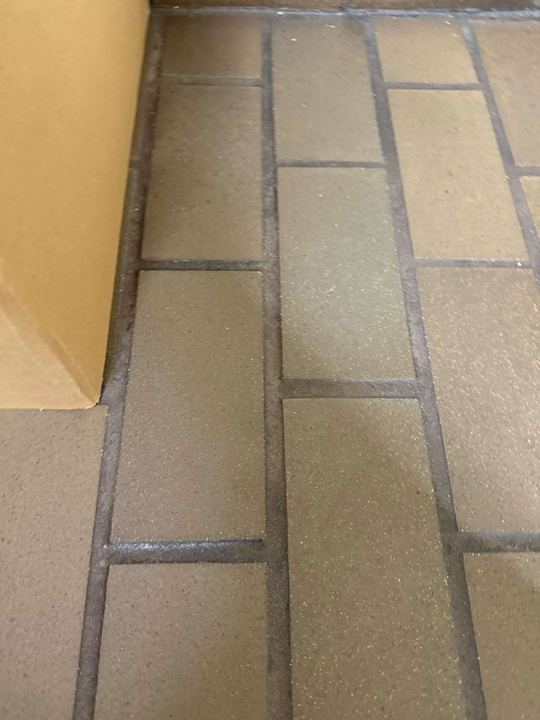 Concrete and grout work at an office building in Washington, DC, work by Rose Restoration