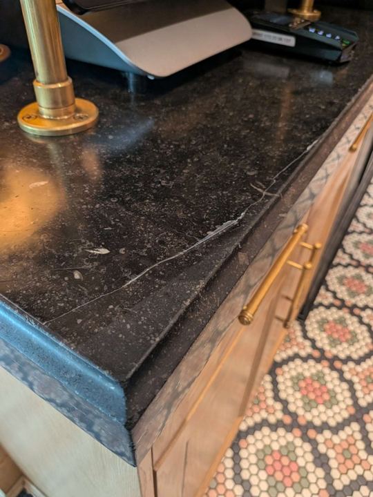 Grout and Marble Armor work at a hotel in Washington, DC, work by Rose Restoration