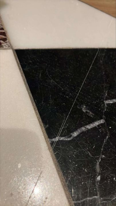 Grout work at a hotel in Washington, DC, work by Rose Restoration