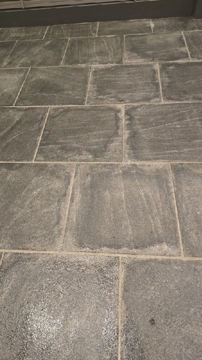 Grout and stone work at an office building in Washington, DC, work by Rose Restoration