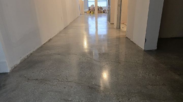 Concrete work at a commercial building in Washington, DC, work by Rose Restoration