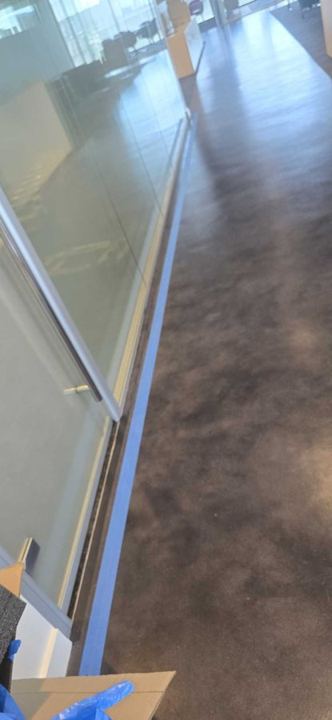 Stone and concrete work at an office building in Washington, DC, work by Rose Restoration